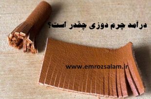 درآمد چرم دوزی چقدر است