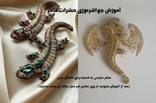 آموزش جواهردوزی حشرات فاخر