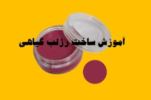 آموزش ساخت رژلب گیاهی