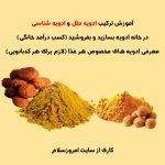 آموزش انواع ادویه ها