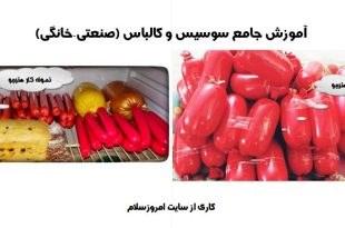 آموزش سوسیس و کالباس صنعتی و خانگی